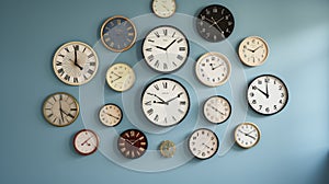 Nostalgic Clocks Picture Frame: A Timeless Artistry Of Consumer Culture Critique