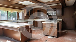 nostalgic dated kitchen