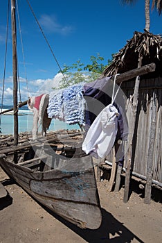 Nosy Be or Nossi-bÃ© is an island just off the northwest coast of Madagascar