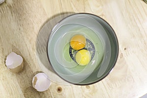 Not a boiled egg in bowl