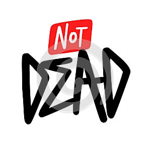 Not dead lettering