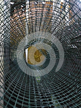 not focussed the welded wire mesh