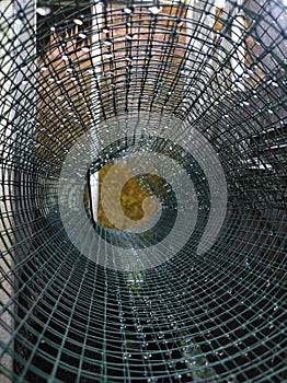 not focussed the welded wire mesh photo