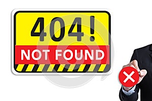 Not Found 404 Error Failure Warning Problem