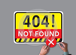 Not Found 404 Error Failure Warning Problem