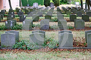 Gentbrugge, Flanders, Belgium WO1 and WO2 memorial graves, civilian casualties