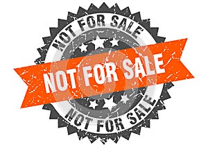 Not for sale stamp. not for sale grunge round sign.