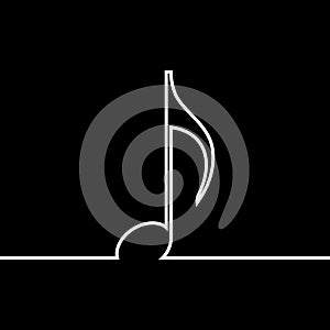 Musical note as a symbol