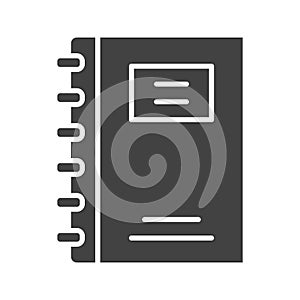 Note Book icon vector image.