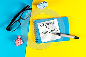 A note Changes coming in 2019 at office workplace