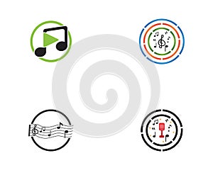 Note music icon template
