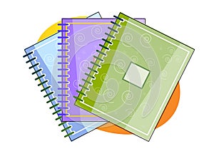 Note pad illustration