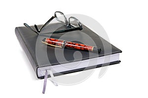 Note Pad with Pen and Specks