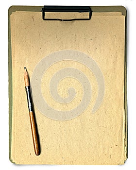 Note pad and pencil