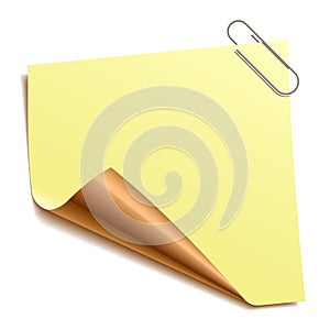 Note with paper-clip