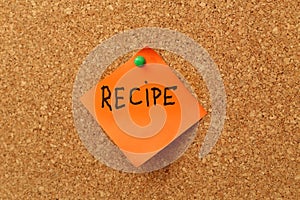 note recipe