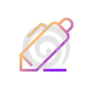 Note-taking pixel perfect gradient linear ui icon