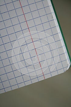 Only a notebook in a cell close-up.