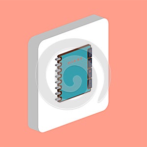 Notebook computer symbol