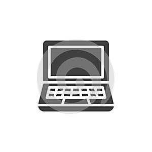Notebook computer vector icon