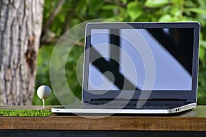 Notebook computer For working online Via internet Is a device that requires