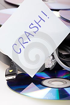 Notebook crash photo