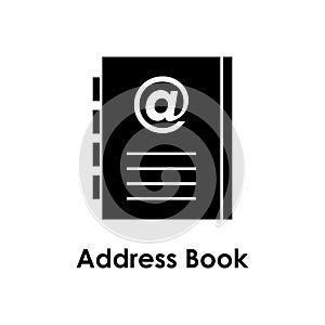 notebook, email, address book icon. One of the business collection icons for websites, web design, mobile app