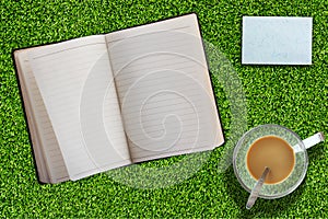 Notebook on Grass