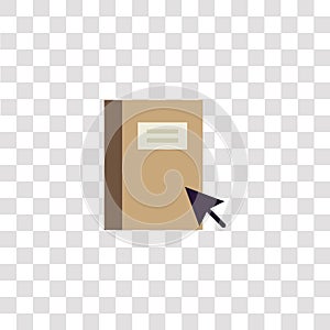 notebook icon sign and symbol. notebook color icon for website design and mobile app development. Simple Element from interaction