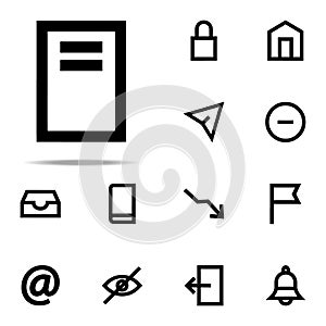 notebook icon. web icons universal set for web and mobile