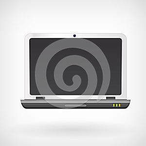 Notebook laptop computer vector icon