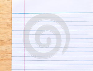 Notebook Lined Paper Background