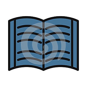 notebook, notepad line isolated vector icon can be easily modified and edit