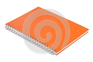 Notebook with an orange cover