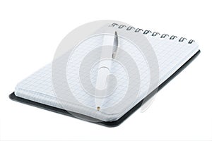 Notebook and pen