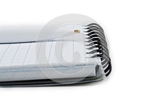 Notebook and pen closeup