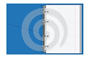 Notebook with rings vector