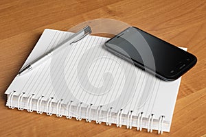 Notebook and smartphone2