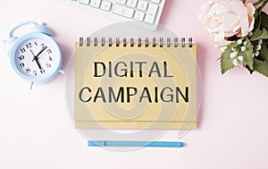 Notes about Marketing. DIGITAL CAMPAIGN text