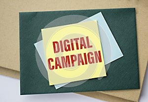 Toolls and Notes about Marketing. DIGITAL CAMPAIGN text