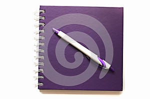 Notepad and pen