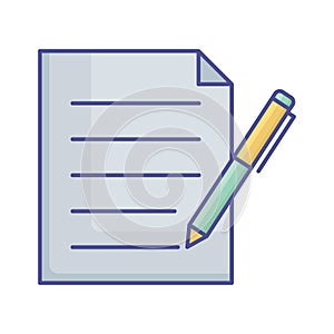 Notepad Vector Icon which can easily modify or edit photo