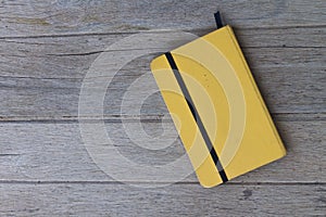 Notepad on woooden