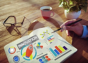 Notepad Working Creativity Growth Success Innovation Concept