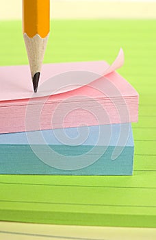 Notepads with Pencil.