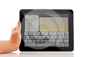 Notes Application on Apple iPad