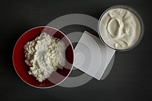 Notes cottage cheese sour cream