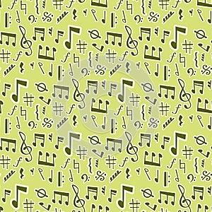 Notes music vector melody colorfull musician symbols sound notes melody text writting audio musician symphony