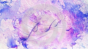 Notes and note lines, music theme and abstract background.