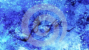 Notes and note lines, music theme and abstract background.